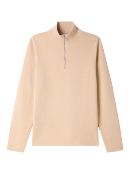 ΑΝΔΡΙΚΟ ΜΑΛΛΙΝΟ ΠΟΥΛΟΒΕΡ HALF-ZIP  0