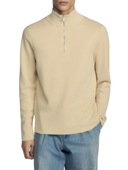 ΑΝΔΡΙΚΟ ΜΑΛΛΙΝΟ ΠΟΥΛΟΒΕΡ HALF-ZIP  1