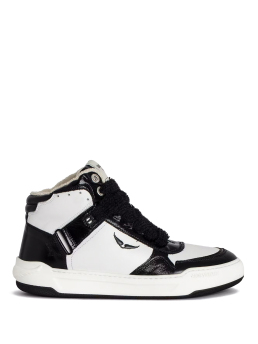 ΓΥΝΑΙΚΕΙΑ ΔΕΡΜΑΤΙΝΑ SNEAKERS HIGH WINGS 0