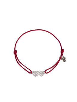 ΓΥΝΑΙΚΕΙΟ ΒΡΑΧΙΟΛΙ LINK HEART STRASS 0