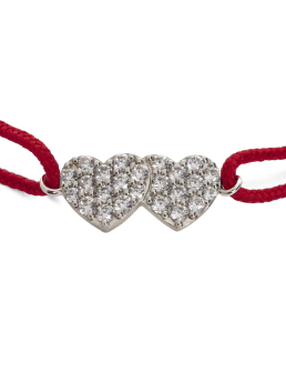 ΓΥΝΑΙΚΕΙΟ ΒΡΑΧΙΟΛΙ LINK HEART STRASS 1