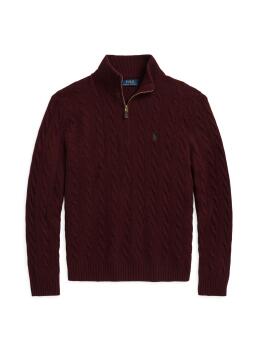 ΑΝΔΡΙΚΟ ΜΑΛΛΙΝΟ ΠΟΥΛΟΒΕΡ HALF-ZIP 0