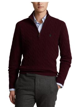 ΑΝΔΡΙΚΟ ΜΑΛΛΙΝΟ ΠΟΥΛΟΒΕΡ HALF-ZIP 1