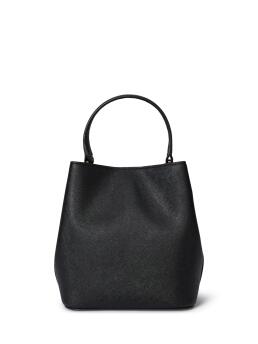 ΓΥΝΑΙΚΕΙΑ ΔΕΡΜΑΤΙΝΗ BUCKET ΤΣΑΝΤΑ ΧΕΙΡΟΣ  1