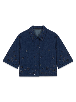 ΓΥΝΑΙΚΕΙΟ CROP DENIM ΠΟΥΚΑΜΙΣΟ  0