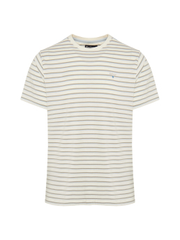 ΑΝΔΡΙΚΟ T-SHIRT ΜΕ ΡΙΓΕ ΜΟΤΙΒΟ 0