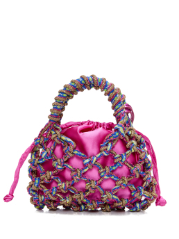ΓΥΝΑΙΚΕΙΑ ΤΣΑΝΤΑ SMALL MACRAME CRYSTAL BAG 1