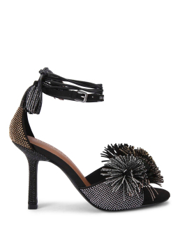 ΓΥΝΑΙΚΕΙΑ SUEDE ΠΕΔΙΛΑ POM POM TIE ANKLE 0