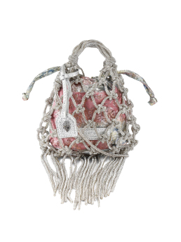 ΓΥΝΑΙΚΕΙΑ ΤΣΑΝΤΑ ΧΕΙΡΟΣ MINI MACRAME CRYSTAL  0