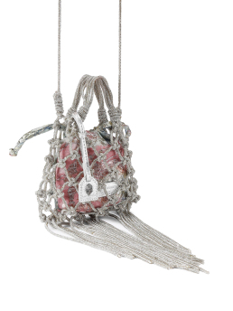 ΓΥΝΑΙΚΕΙΑ ΤΣΑΝΤΑ ΧΕΙΡΟΣ MINI MACRAME CRYSTAL  1