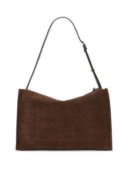 ΓΥΝΑΙΚΕΙΑ SUEDE ΤΣΑΝΤΑ ΩΜΟΥ MESSENGER LOAFER  1