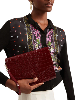 ΓΥΝΑΙΚΕΙΟ POUCH WESSLIE CROC EFFECT 2