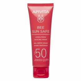 BEE SUN SAFE ΑΝΤΗΛΙΑΚΗ ΚΡΕΜΑ-GEL ΠΡΟΣΩΠΟΥ SPF50 0