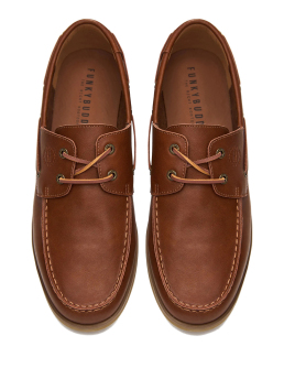 ΑΝΔΡΙΚΑ ΔΕΡΜΑΤΙΝΑ BOAT SHOES 3