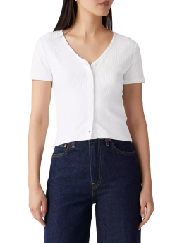 ΓΥΝΑΙΚΕΙΟ V T-SHIRT ΜΕ ΚΟΥΜΠΙΑ 1