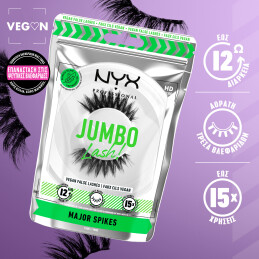 JUMBO LASH! VEGAN FALSE LASHES MAJOR SPIKES 4