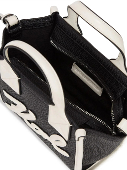 K/SKUARE SM TOTE GRAINY 1AV BLACK-NICKEL 2