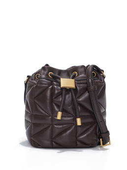 ΓΥΝΑΙΚΕΙΑ ΔΕΡΜΑΤΙΝΗ BUCKET ΤΣΑΝΤΑ K/KUILT  0