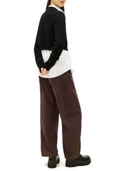 TJW CROP CHENILLE SCRIPT SWEATER 2