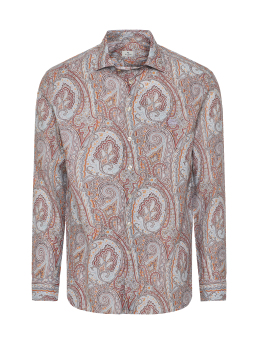 SHIRT ROMA LOGO X0830-PRINT ON GREY BASE 1