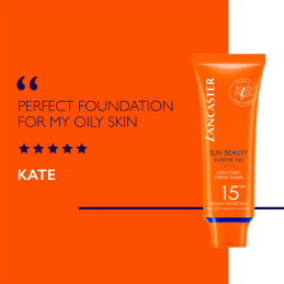 LANCASTER SUN BEAUTY FACE CREAM SPF15 5