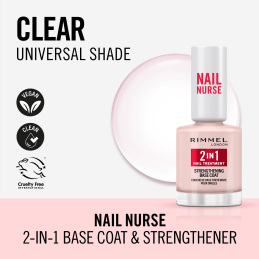 LONDON NAIL CARE 2 IN 1 BASE COAT & STRENGTHENER 3