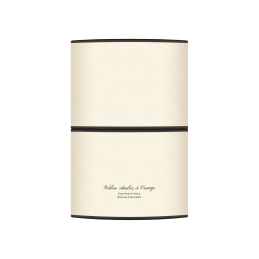 GOLDEN AMBER & ORANGE TOWNHOUSE CANDLE 1