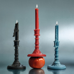 TOMATO LEAVES WAX CANDLEHOLDER 4