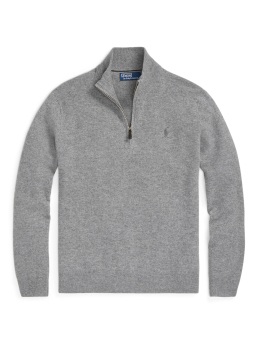 ΑΝΔΡΙΚΟ ΜΑΛΛΙΝΟ ΠΟΥΛΟΒΕΡ HALF-ZIP 0