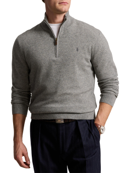 ΑΝΔΡΙΚΟ ΜΑΛΛΙΝΟ ΠΟΥΛΟΒΕΡ HALF-ZIP 1