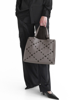 ΓΥΝΑΙΚΕΙΑ ΔΕΡΜΑΤΙΝΗ ΤΣΑΝΤΑ ΩΜΟΥ SCALA MEDIUM TOTE  5