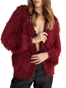 ΓΥΝΑΙΚΕΙΑ FLUFFY ΖΑΚΕΤΑ  1