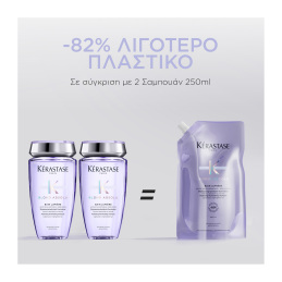 BLOND ABSOLU REFILL ΣΑΜΠΟΥΑΝ BAIN LUMIERE ΓΙΑ ΣΥΝΤΗΡΗΣΗ ΤΩΝ ΞΑΝΘΩΝ ΒΑΜΜΕΝΩΝ ΜΑΛΛΙΩΝ 2