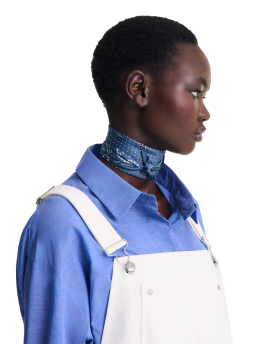 ΓΥΝΑΙΚΕΙΟ ΦΟΥΛΑΡΙ FRENCH BANDANA SILK SCARF 50 1