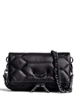ΓΥΝΑΙΚΕΙΟ ΔΕΡΜΑΤΙΝΟ CLUTCH ROCK NANO QUILTED XL 0