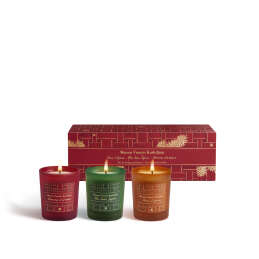 MON BEAU SAPIN, POMME D’AMOUR & PAIN D’ÉPICES – TRIO OF SCENTED CANDLES 2