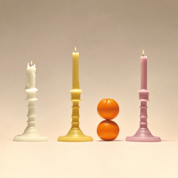 IVY WAX CANDLEHOLDER 3