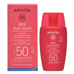 BEE SUN SAFE DRY TOUCH INVISIBLE FACE FLUID SPF50 0