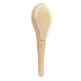 WOODEN DETANGLING BRUSH FOR FINE HAIR 0