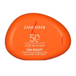 LANCASTER SUN BEAUTY FACE & BODY POCKET CREAM SPF50 0
