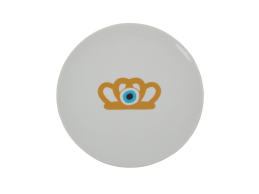 ΠΙΑΤΟ ΦΑΓΗΤΟΥ GOLDEN CROWN WITH EVILEYE 0