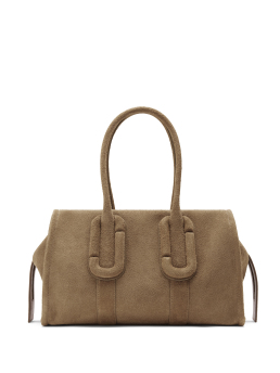 ΓΥΝΑΙΚΕΙΑ ΤΣΑΝΤΑ ΩΜΟΥ BABE CITY TOTE IN FELTED SUEDE 0
