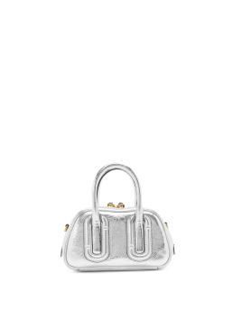 ΓΥΝΑΙΚΕΙΑ ΤΣΑΝΤΑ ΧΕΙΡΟΣ BABE MINI TOP HANDLE IN METALLIC LEATHER 0