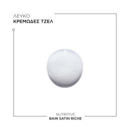 NUTRITIVE BAIN SATIN RICHE ΣΑΜΠΟΥΑΝ ΜΕ ΘΡΕΠΤΙΚΑ ΣΥΣΤΑΤΙΚΑ ΓΙΑ ΠΟΛΥ ΞΗΡΑ ΜΑΛΛΙΑ 17