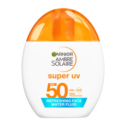 AMBRE SOLAIRE SUPER UV ΑΝΤΗΛΙΑΚΟ ΠΡΟΣΩΠΟΥ WATER FLUID SPF50 0