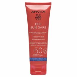 BEE SUN SAFE TRAVEL SIZE ΑΝΤΗΛΙΑΚΟ ΓΑΛΑΚΤΩΜΑ ΓΙΑ ΠΡΟΣΩΠΟ & ΣΩΜΑ SPF50 1