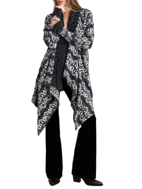 ΓΥΝΑΙΚΕΙΑ ΠΛΕΚΤΗ ΖΑΚΕΤΑ | Γκρι Σκούρο S