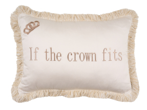 ΔΙΑΚΟΣΜΗΤΙΚΗ ΜΑΞΙΛΑΡΟΘΗΚΗ IF THE CROWN FITS | Εκρού  ONE SIZE