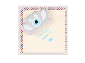 ΚΟΥΤΙ ΓΙΑ ΧΑΡΤΟΜΑΝΤΙΛΑ EVIL EYE COCKTAIL NAPKIN | Μπεζ ONE SIZE