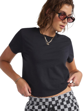 ΓΥΝΑΙΚΕΙΟ T-SHIRT SALTON CREW | Μαύρο  M